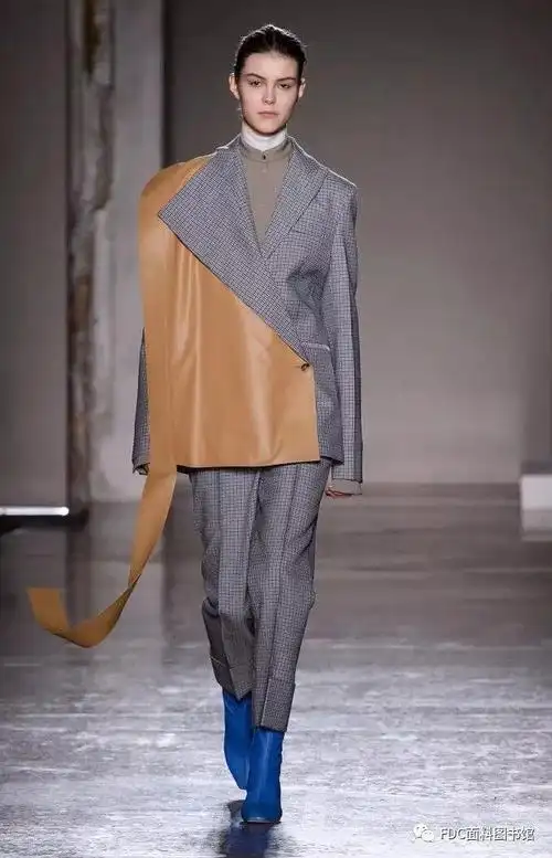 一衣两穿,对半拼接服装潮爆街头