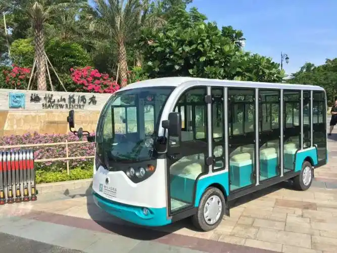 绿通lts17景区公园电动17人座电动观光车