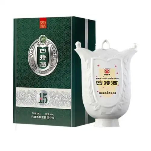 江西优级瓶装单瓶装礼品送礼香型15年四特500ml国产白酒