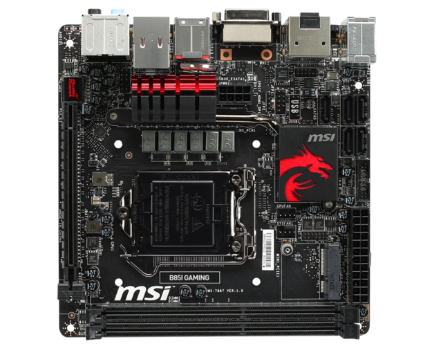 msi/微星 b85i gaming b85 itx主板 killer网卡 音皇声卡 游戏板