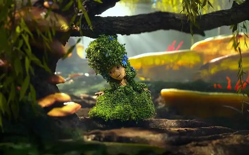 漫威团宠格鲁特也太萌太可爱了吧!