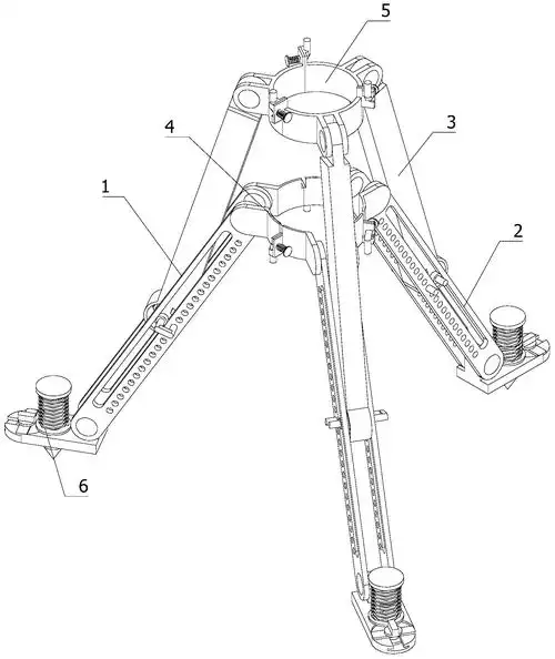 一种具有辅助支撑的可调式园林树木固定架