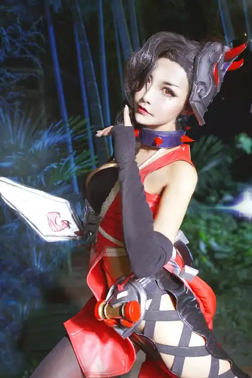 王者荣耀荆轲cos身材火爆荆轲cos未成年人勿入8p