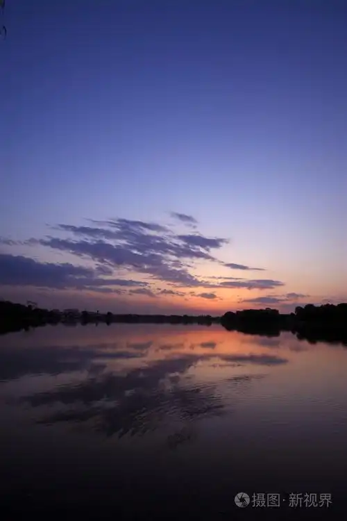 傍晚美丽的云彩