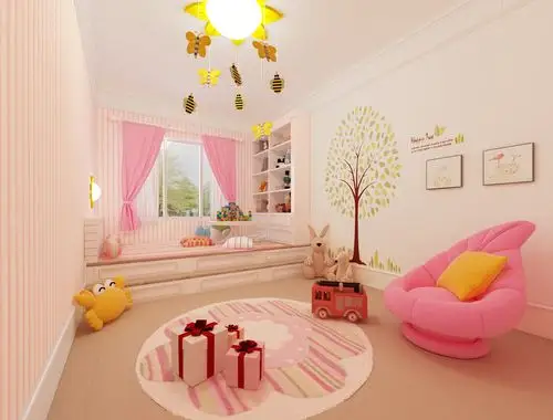 在搭配方面也要符合孩子性格,搭配的时候一定要掌握技巧,那么宝宝房间