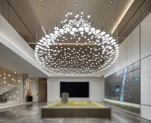 售楼处水晶吊灯定制_找一站式水晶灯饰厂家「孙氏照明」售楼处灯具