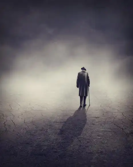 背影 孤独的照片