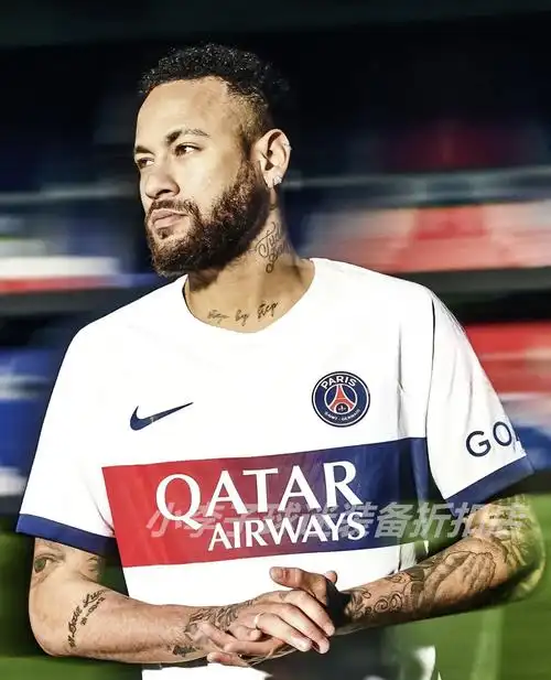 巴黎圣日耳曼球衣姆巴佩2324客场内马尔球员版psg大巴黎足球服