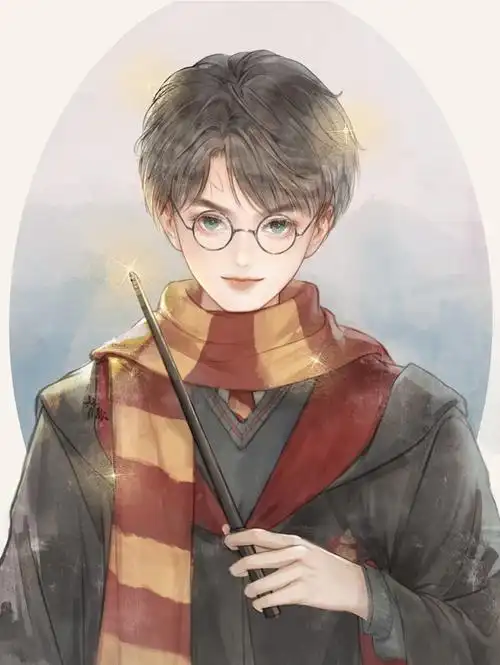苏柒:手绘哈利波特背景图,哈利·波特手绘(霍格沃茨学院向你发来邀请)