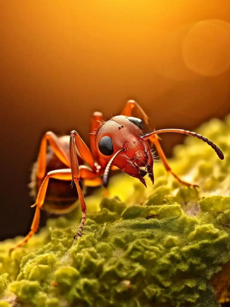 蚂蚁图片  你们有把蚂蚁放大来看嘛?