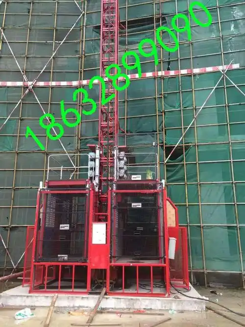 厂家专业定制建筑施工升降机自升式龙门架sc200型人货两用电梯