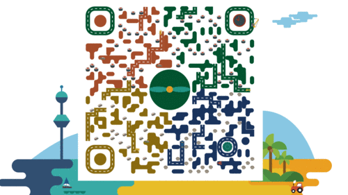 一个动态艺术二维码