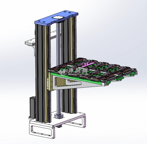 步进丝杆升降机构
