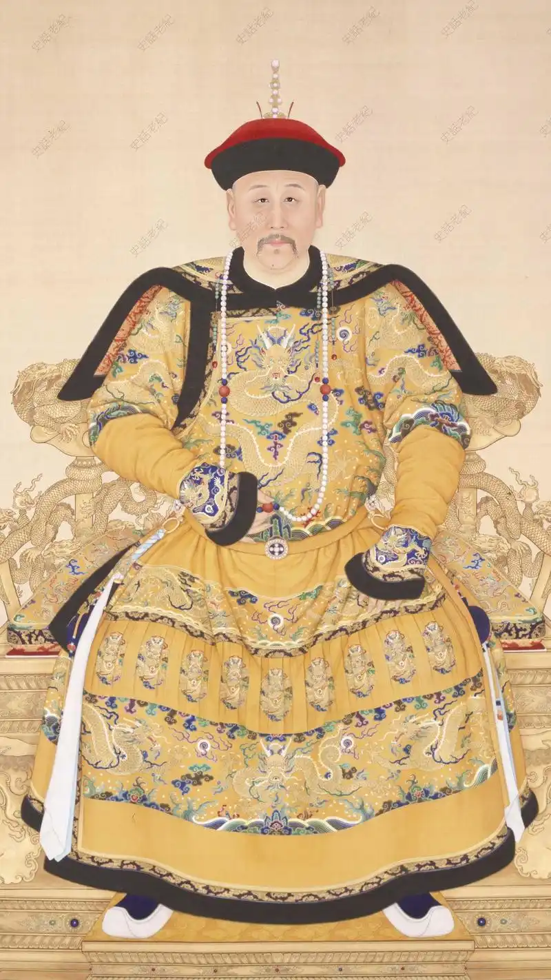 "以勤先天下"的清朝皇帝清世宗爱新觉罗·胤禛像