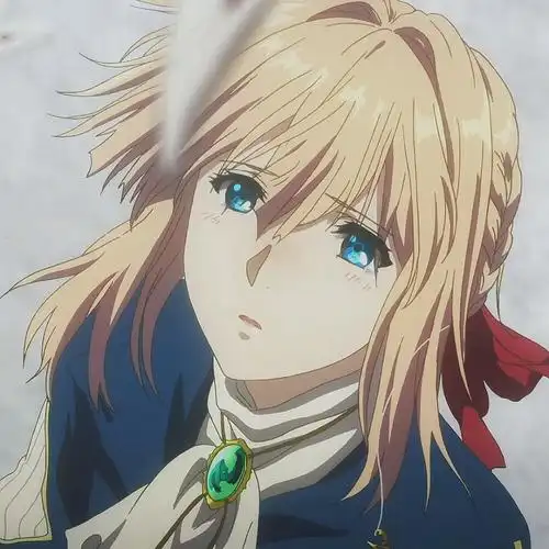 动漫头像自截自调动漫紫罗兰永恒花园是薇尔莉特呐72615161