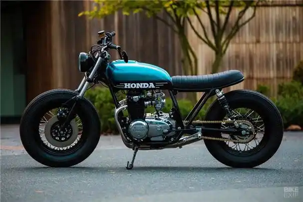 本田honda cb500复古改装_本田摩托车_维修改装_摩信网