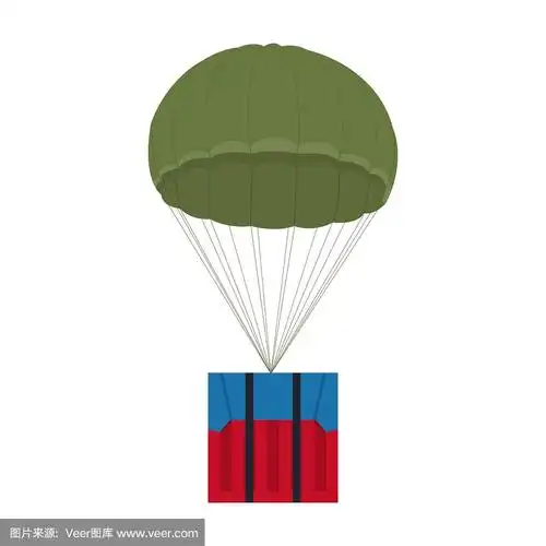 空投箱与降落伞从游戏