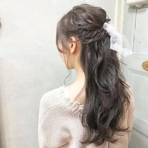 清新可爱的日式编发67