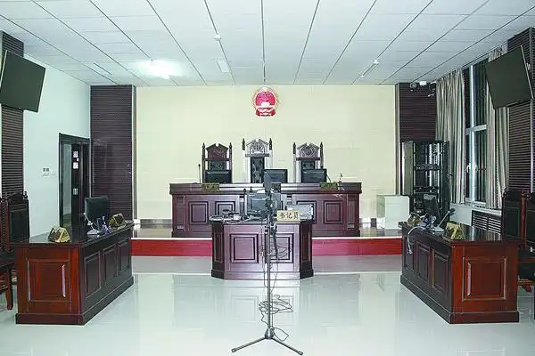 振兴法庭里的科技审判法庭.