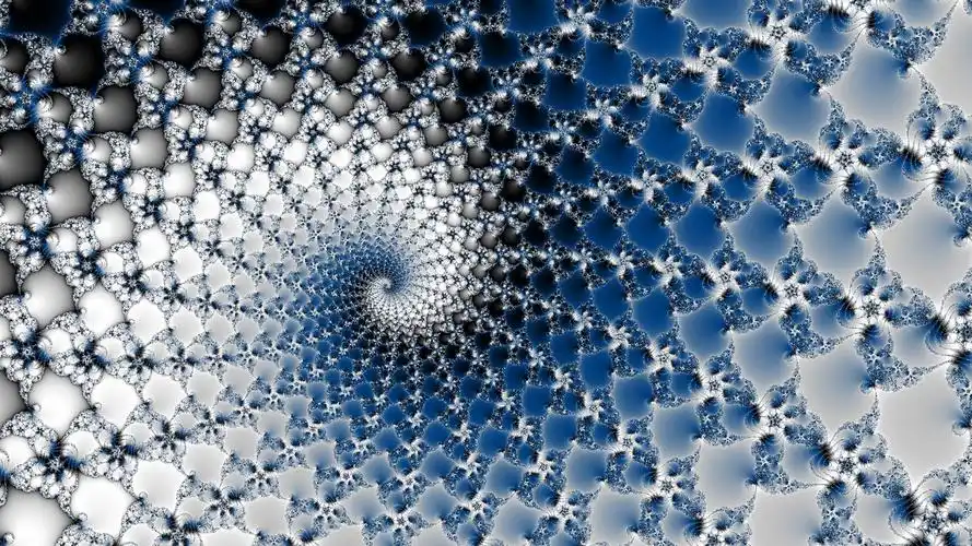 曼德尔布罗漂亮的分形几何图片