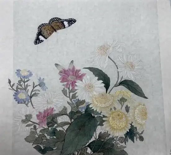 临摹,国画#国画花鸟