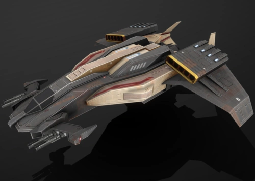 次世代 pbr 科幻战舰 轰炸机 歼击机 宇宙飞船 太空战舰 飞行堡垒