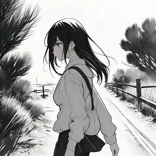 动漫伤感女头像