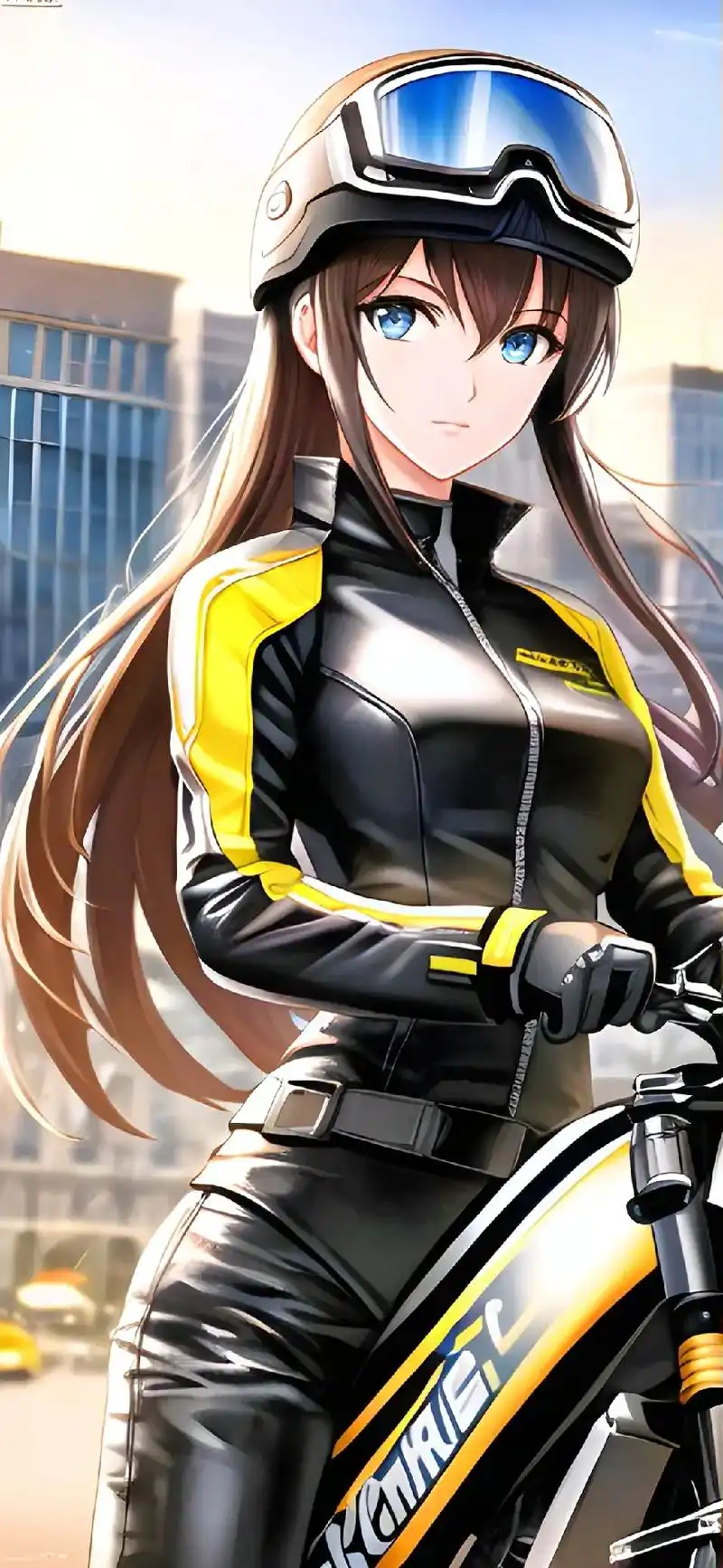 摩托车骑士.#二次元动漫 #二次元壁纸 #壁纸 #摩托车#骑 - 抖音