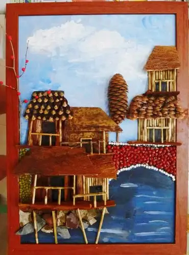 综合材料创意画