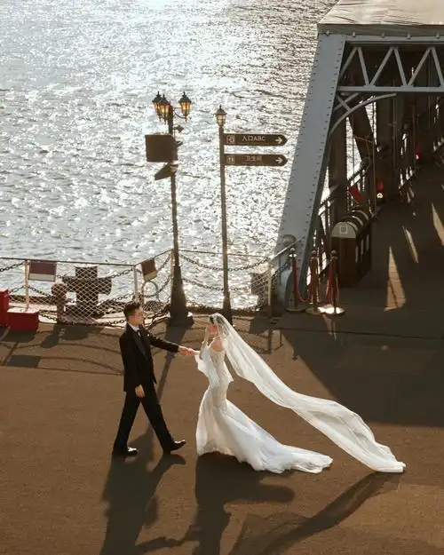 40的高温知音号复古婚纱照78