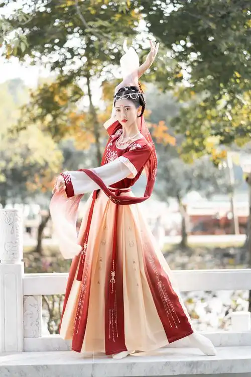 惠州丰诸园汉服 坦领 古风汉服