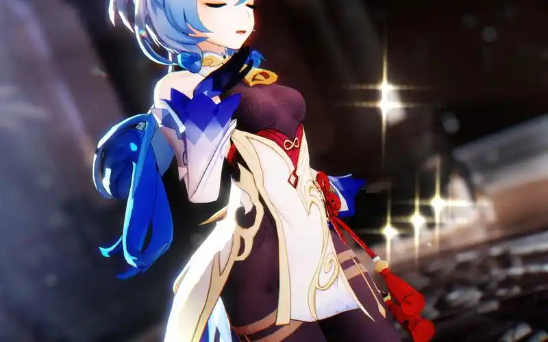 【原神/mmd】这就是陪甘雨一起加班的好处~甘雨椰羊 - good night