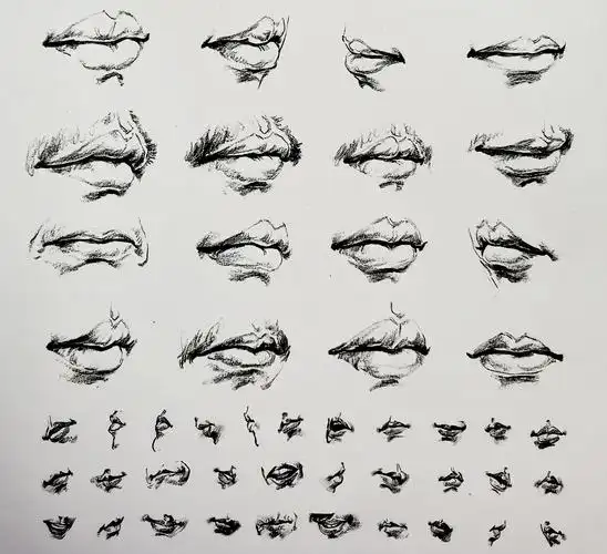 速写干货|头部五官局部详细讲解(高清教案)