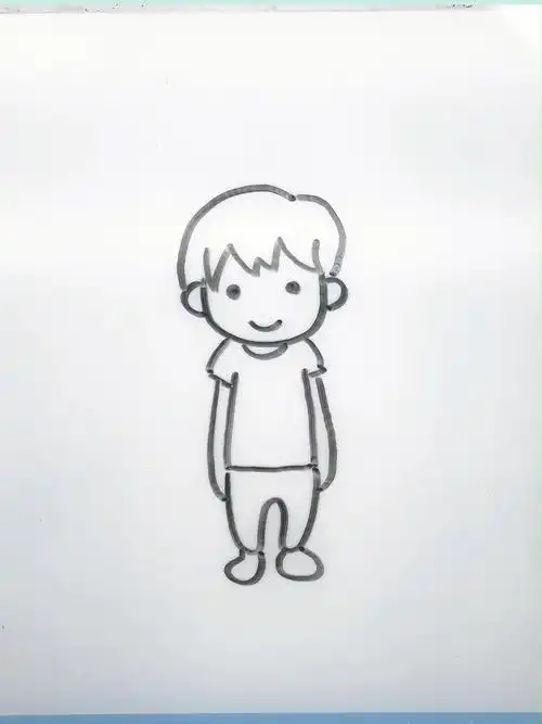 男孩简笔画