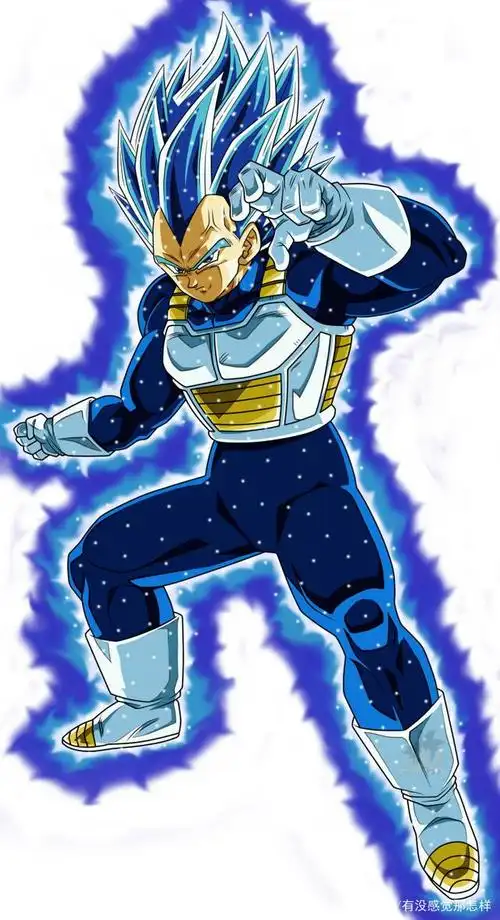 拥有神力量的超级赛亚人贝吉塔