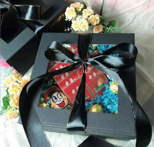 520送男友烟花束定制 烟礼盒包装盒送礼情人心形满天星装烟创意生日送