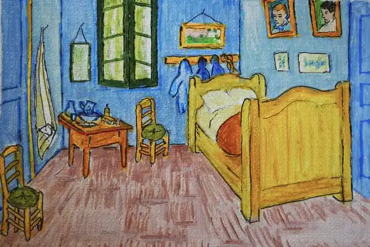 天才和悲情一我临摹梵高的十大名画