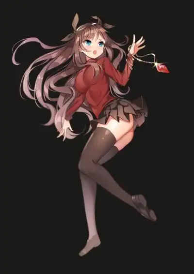 【来源p站,侵删】远坂 凛画师:yuja 远坂凛,在fate系列作品皆有出场