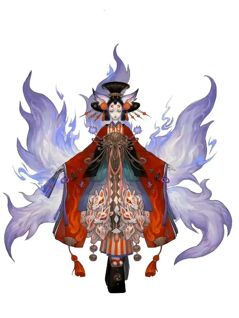 阴阳师玉藻前.#阴阳师 #立绘 #我们一起玩过的阴阳师 #痒 - 抖音