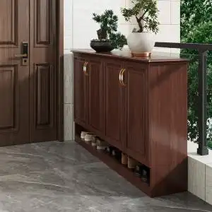 全铝合金鞋柜家用门口楼道外室外鞋柜储物柜户外防水防晒门外定制