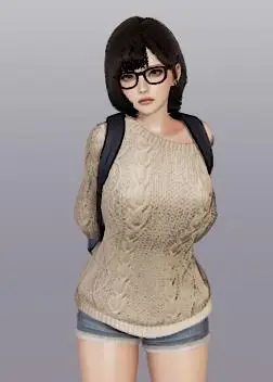 《ai少女》眼镜短发美少女深田咏美mod