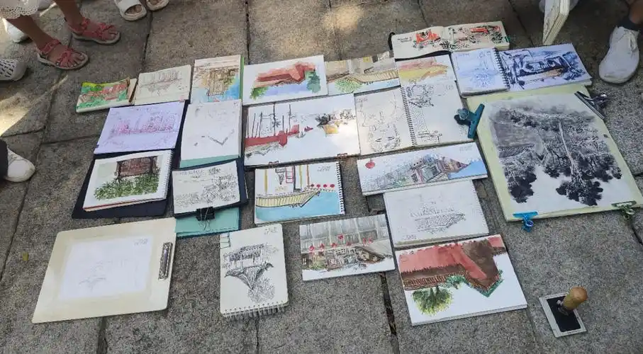 边走边画-农讲所