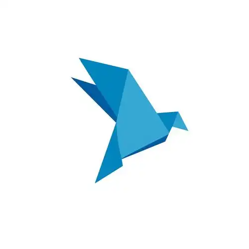 千纸鹤logo图标素材