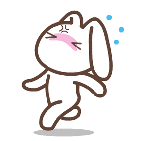 走路啦 - 萌萌的小兔子_兔子表情