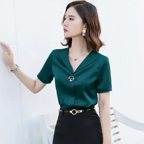 高端职业装套装女夏季短袖时尚气质上班工作服女神范正装职场套裙