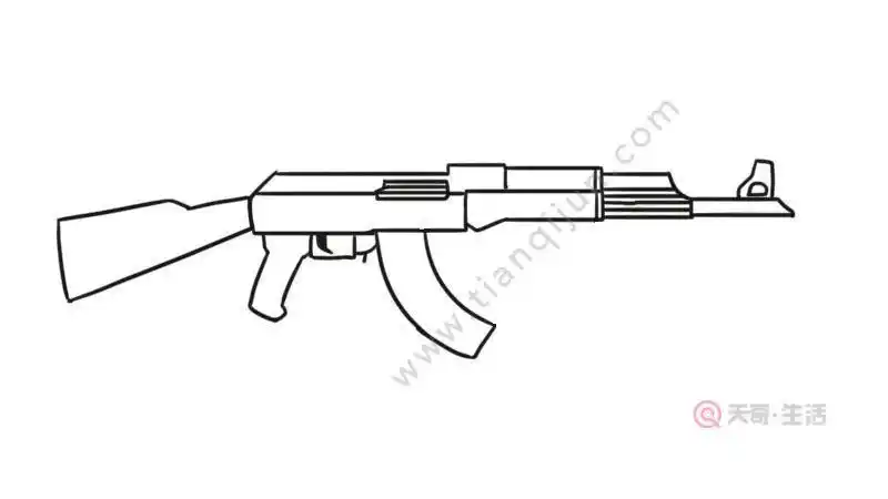 m4的简笔画教程