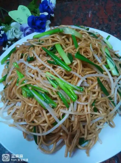 【我家拿手菜】婆婆的豆芽蚝油炒面_百度宝宝知道