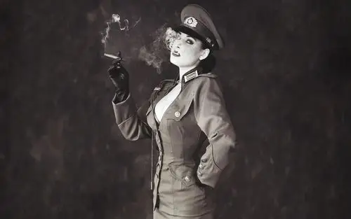 【v粉壁纸】抽烟的女孩另类壁纸【10p】