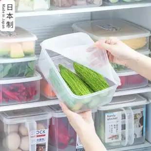 日本进口冰箱母乳保鲜盒可微波炉加热食品冷冻储物神器冰箱收纳盒