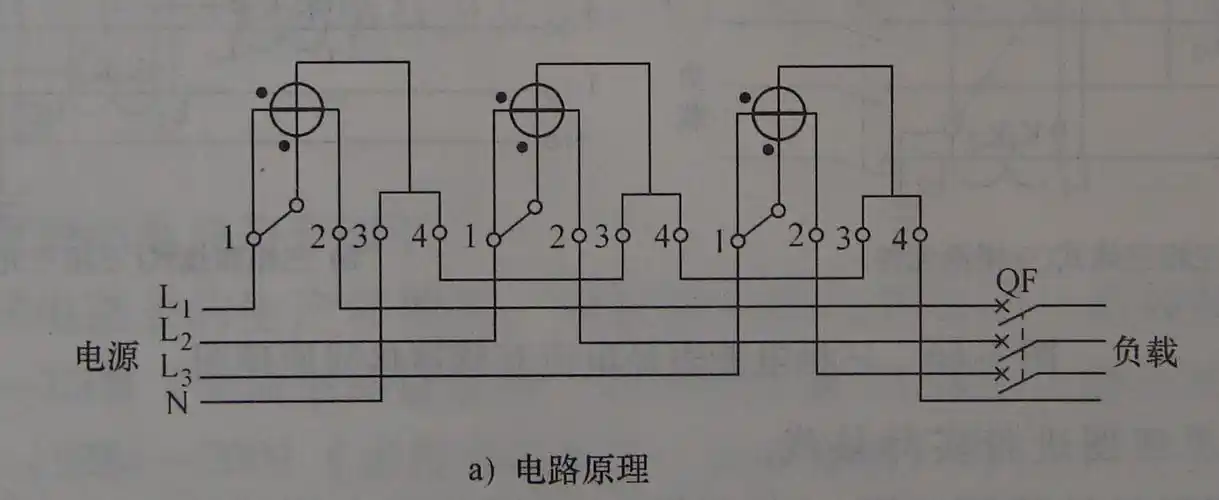 求三相四线电表接法,谁懂电工知识,或者就是电工,在线等,qq395442446